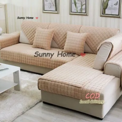 Sofa cushion plush sofa cushion universal full cover non-slip fabric all-inclusive universal cover set