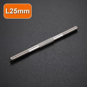 10pcs Meta Push Rods M2 L20/25/30/35/40/45/50/55/60/65/70/75/80/90/100/110/120mm Connecting Rods Thread Length 10mm for RC Parts
