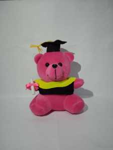 Boneka Wisuda Tedy Bear 15Cm. Lucu Dan Imut. Terbaik Dan Berkualitas Cocok Untuk Buket/Hadiah