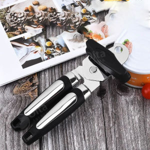 PREMIUM BEST SELLER ALAT PEMBUKA KALENG DAN TUTUP BOTOL CAN OPENER STAINLESS STEEL Kitchenware