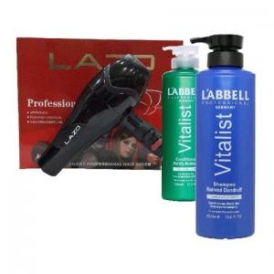 Labbell Relived Dandruff Hair Shampoo Conditioner Professional Hair Dryer SET