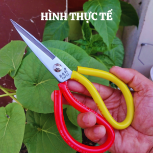 Kéo mũi nhọn bằng thép trắng không gỉ chuyên cắt gà cắt vải cắt tôn kẽm hàng nội địa Trung siêu bền