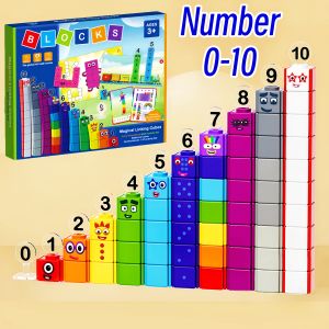 MathLink 1-10 /11-20 Number Digital Cube Blocks Childrens Educational Toy Digital Building