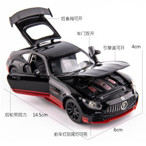 Sky Eagle Simulation Car Model 1:32 Rambo GT Supercar Alloy Pull Back Lighting Sound Effects Car Model Car Ornament