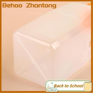 Behoo 1PC 320 500ml Transparent Kids Water Bottle Plastic Juice Bottle PET Milk Beverage Bottle With Lid Camping Hiking Drinkware