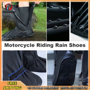 Winnereco Waterproof Bike Shoe Cover High Tube Thick Shoes Protector for Cycling in Wet Conditions