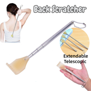 Portable Telescopic Back Scratcher Stainless Steel Portable and Adjustable Scratching Tool Back Gripper Back Scratcher Scratcher for Home Use