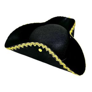 Stage Performance Cosplay Pirate Hat Dress Up Jack Hat Adult Tricorn Hat Halloween Decoration Captain Hat Men Women