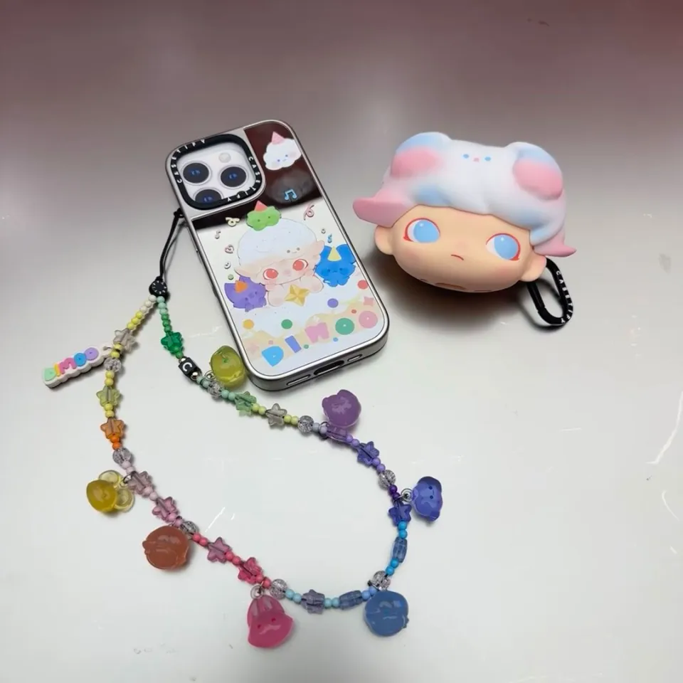 Original CASETiFY DIMOO WORLD Phone Charm Anti-lost Mobile Phone