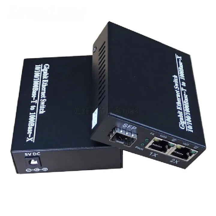 2026%201pcs%20Gigabit%20Media%20Converter%201%20SFP%20to%202%20RJ45%20UTP%20with%20LC%20SFP%20module%205KM%20Optical%20Fiber%20Ethernet%20For%20IP%20Camera%2010/100/1000M%20-%20Image%204