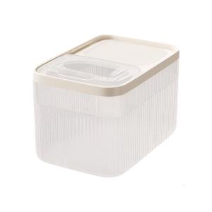 Modern Storage Bin with Large Capacity Airtights Design Container Bin with Measuring Cup Home Decors