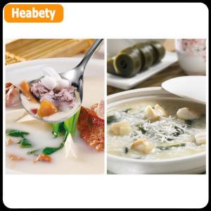 【2-3 days delivery】 Stainless Steel Ladle Household Tableware Household Spoon Feel Comfortable Long Handle Small Spoon