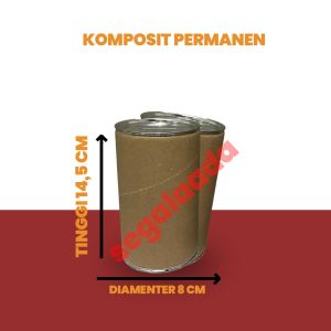 Souvenir Celengan Kaleng KOMPOSIT PERMANEN Dan BUKA TUTUP