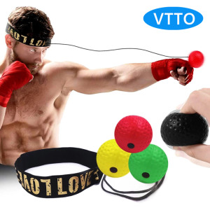 VTTO Boxing Speed Ball Head-mounted PU Punch ball MMA Sanda Training Hand Eye Reaction Home Sandbag Fitness Boxing Equipment
