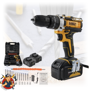 Uiiwell บล็อกแบต ของแท้ ประแจไฟฟ้าไร้สาย แรงบิดสูง สว่านกระแทกไร้สาย สว่าน แพ็คคู่ สว่านแบตไร้สาย บล็อกแบตไร้สาย แบตเตอรี่คุณภาพสูง อุปกรณ์ครบชุด