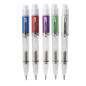 Retractable Art Drill Pen with LED Light Drill Pen Drawing Drilling Tool for Adult Drawing Art Craft Decoration