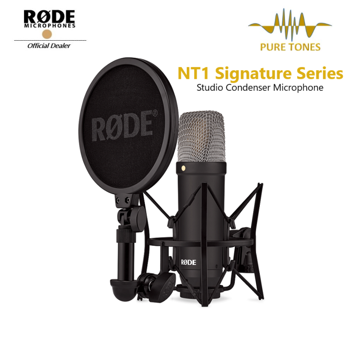 Rode NT1 Signature Series (Black) - Studio Condenser Microphone ...