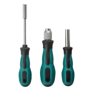 Essential 3Pcs 1/4" Hex Screwdriver Bit Holder Handle for Professionals and DIY Enthusiasts with Multiple Handle Option