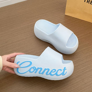 Free Shipping 2026 New EVA Thick-Soled Height-Increasing WomenS Slippers Summer Fashionable Outdoor Beach Slide Sandals