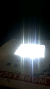 Lampu LED Tembak Gepeng Sorot 9 Mata Kotak Slim Bahan Alumunium