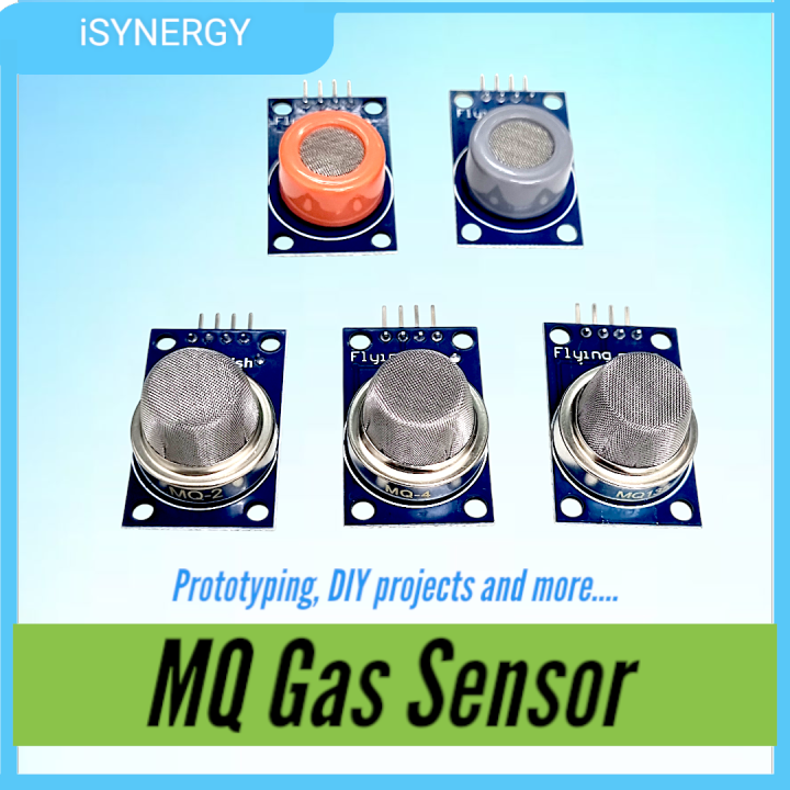 MQ Gas Sensor MQ2 MQ3 MQ4 MQ7 MQ135 Smoke, Carbon Monoxide, LPG ...
