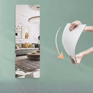 Kaca Cermin Abstrak Gantung Aesthetic - Cermin Aesthetic