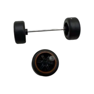 Pack Of 4 1/64 Scale Remote Control Car Wheels With Axles For Diecast Model Truck Upgrades