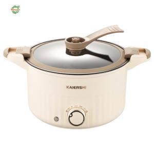 Electric Cooking Pot 3 Files Adjustable Multi-Functional Integrated Electric Wok for Ramen Noodles Pasta Egg Soup [Winnereco World]