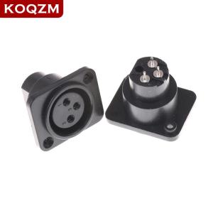 [COD] KOQZM KITCHEN 2pcs XLR Female Jack 3 Pin 3-Pole Panel Mount Chassis Socket Connector