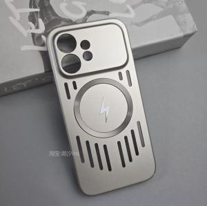 Case For Honor 600 Pro Honor600 600Pro 5G Global Metallic Paint Heat Dissipation Magnetic Phone Shell Hard PC Ultra-thin Wireless Charging Back Cover