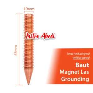 SKUN Baut Magnet Las Grounding / Welding Ground / Sparepart Klem Las Magnet  Salah satu komponen yang penting terkait produk Strong Magnetic Welding Ground Clamp Holder IRON Artifact.  Baut ini memiliki ujung yang lancip yang berperan pada bagian Groundi