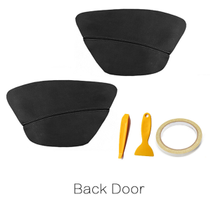 HOL 1 pair car Door Armrest panel Cover For Ford ecosport 2013 2014 2015 2016 2017 door armrest handle Car Interior Decor Soft Leather cover