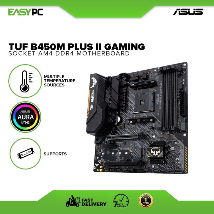 Asus Tuf B450m Plus Tuf B450 Gaming Plus Ii Amd Am4 B450m Plus