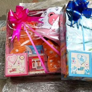 Megasari Baby Gift Set Hampers Perlengkapan Bayi Kado Bayi newborn set Topi Baju Bedak Kaus kaki Tisu basah dan cotton buds