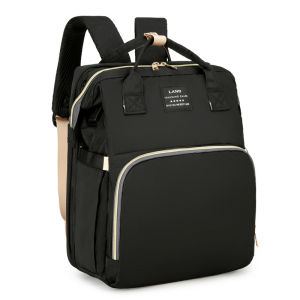 Travel Baby Bag Crib 2-In-1 With Shade Mosquito Net Multifunctional Diaper Bag Mommy Backpack Hospital Maternity Bag