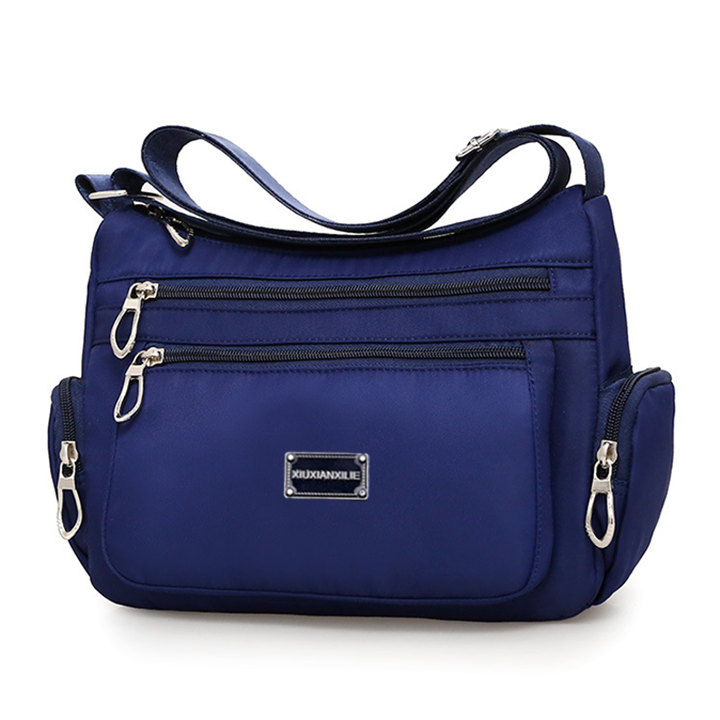 Túi đeo chéo nữ vải dù nhiều ngăn chống nước phong cách Hàn Quốc Size ...