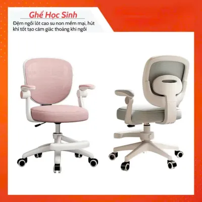 Ghế xoay học sinh công thái học nâng hạ điều chỉnh độ cao cho bé tù 3 tuổi -18 tuổi