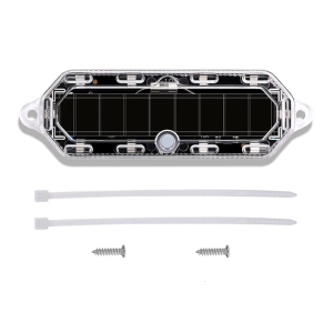 Flash Motorcycle Tail Light Increases Visibility Waterproof Long Lasting Rear Light Solar Charging for Night Riders