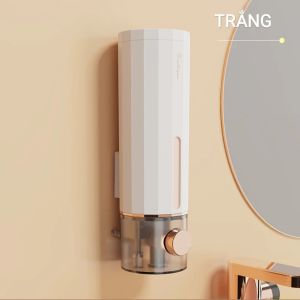 Bình Đựng Sữa Tắm Dầu Gội Dán Tường 450ml Cao Cấp – Chai Đựng Xà Phòng Treo Tường Nhấn Tiện Lợi