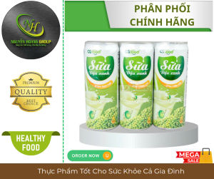 LỐC 6 LON - CG FOOD Sữa Đậu Xanh Lon Cao 245ml