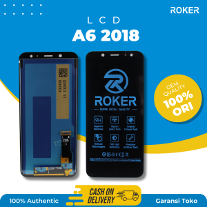 LCD TOUCHSCREEN SAMSUNG A6 2018 LCD TS FULLSET ORIGINAL BY ROKER