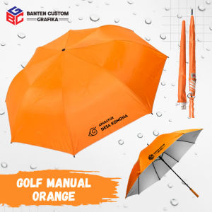 Payung Custom Golf Besar Jumbo Premium Rangka Kuat Kokoh