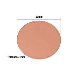 MAXG Độ dày 05-3mm Tấm đồng nguyên chất Đường kính 30-80mm Hình tròn Đĩa tròn loại Sửa chữa điện Tấm đồng