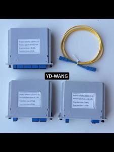 SM Cassette Insertion Type Fiber Optic Fiber Optic PLC splitter SC UPC 1x2 1x4 1x8 Planar waveguide type Optical splitter insertion low-loss