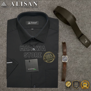 Kemeja Alisan SLIMFIT. Kemeja Polos Alisan Slimfit Pendek Lengan Harga Termurah