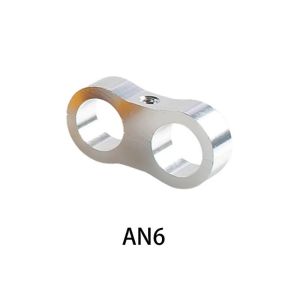 🚚【Sản phẩm mới + Miễn phí vận chuyền】🚚1PC đôi khoan ống Clamp-AN6 phôi thép dầu nhiên liệu ống nước tách diverter kẹp dây nhôm tách JR-SLJN01