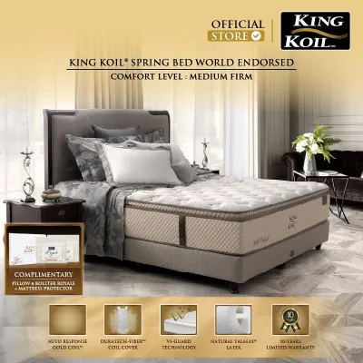 KING KOIL World Endorsed - Kasur Spring Bed [Full Set]