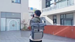  Ulanzi BP04 23L Large Capacity Hard Shell Tracking Backpack Travel Bag for DSLR Camera