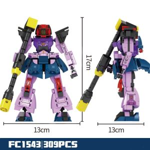 Mainan Mecha Block Master: Infinite Robot Builder Set Balok Susun