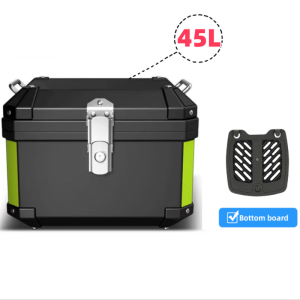 SOARFLY TANKER ABS TOP BOX Aluminium Top Box 45L ALUMINIUM LOCK Top Box Aluminium Motorcycle Storage TopBox